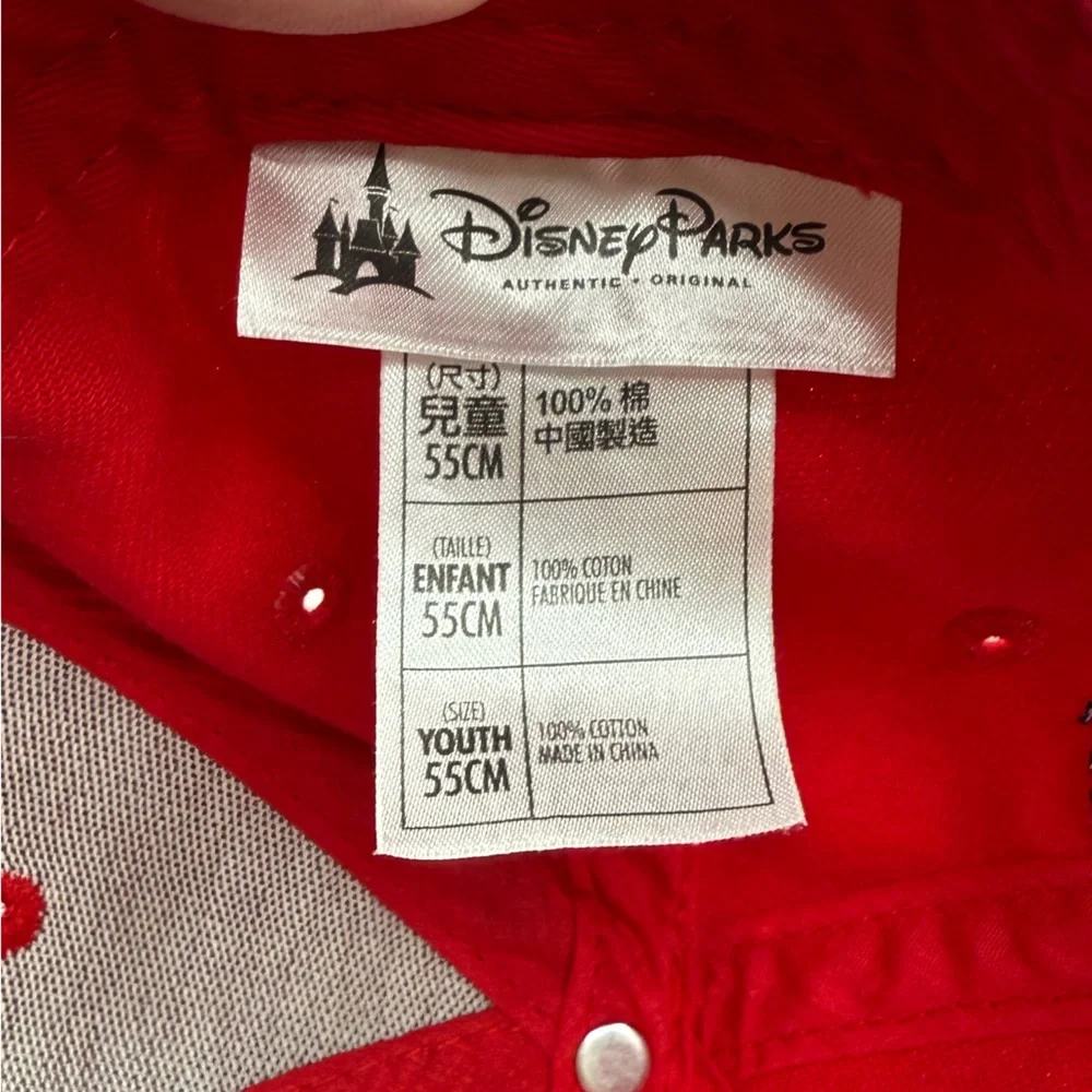 Disney Parks Mickey Mouse Hat Youth Size Embroidered Pixel Autograph‎ Souvenir